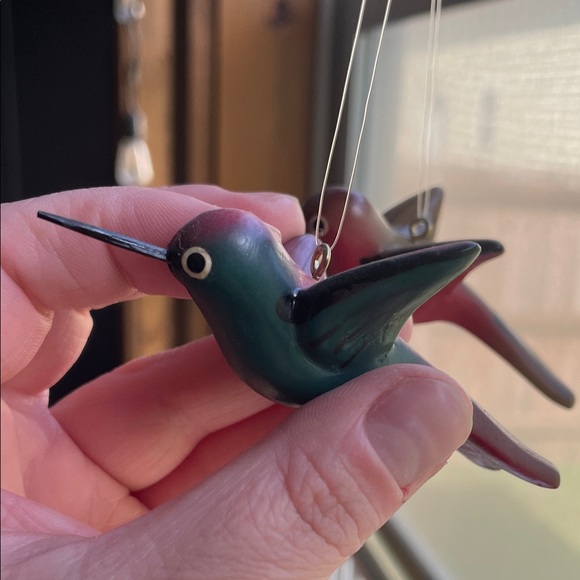 Natural Life Colorful Hanging Hummingbirds - Picture 3 of 6